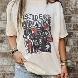 spider-punk shirt, spider man across the spider verse tee, spider verse team shirt, spider cat tshirt, marvel shirt, gif
