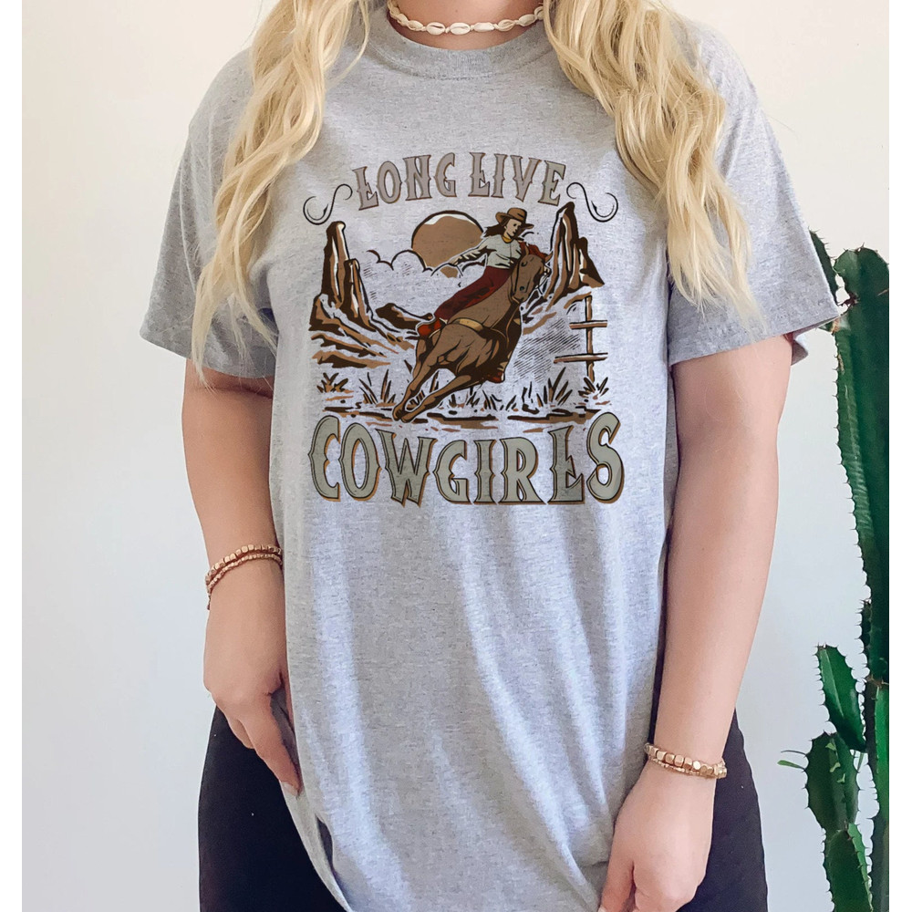 Vintage Long Live Cowgirls Tshirt, Western Cowgirl shirt, vintage cowgirl, Vintage western shirt, Wallen western Tshirt, Country music shirt - 4.jpg