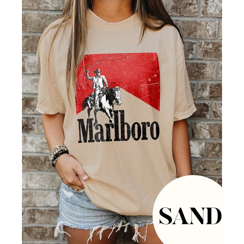 Vintage Marlboro Cowboy Wild West Premium T-shirt,Marlboro Cigarettes Tee, Cowboy Apparel, Marlboro Cowboy Shirt, Marlboro Cowboy Unisex Tee - 2.jpg