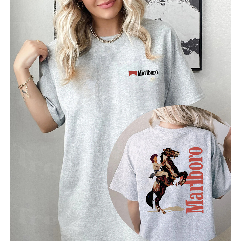 Vintage Marlboro Cowboy Wild West Premium T-shirt,Marlboro Cigarettes Tee, Cowboy Apparel, Marlboro Cowboy Shirt, Marlboro Cowboy Unisex Tee - 5.jpg