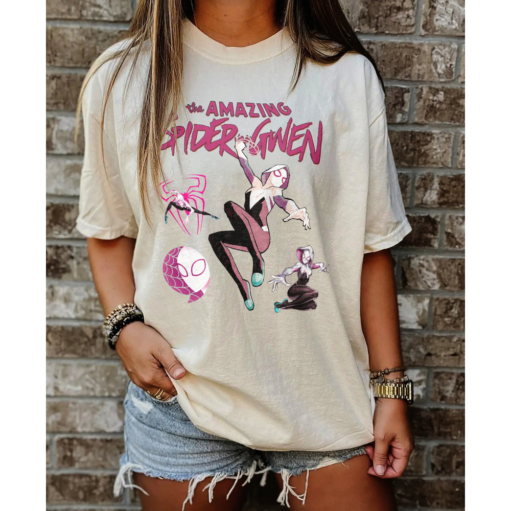 Vintage Spider-Gwen Shirt, Ghost-Spider Shirt, Spider-Man Across the Spider-Verse shirt, Spiderman 20999 Shirt, Spider Woman, Gwen stacy Tee - 1.jpg