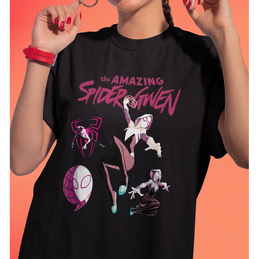 Vintage Spider-Gwen Shirt, Ghost-Spider Shirt, Spider-Man Across the Spider-Verse shirt, Spiderman 20999 Shirt, Spider Woman, Gwen stacy Tee - 2.jpg