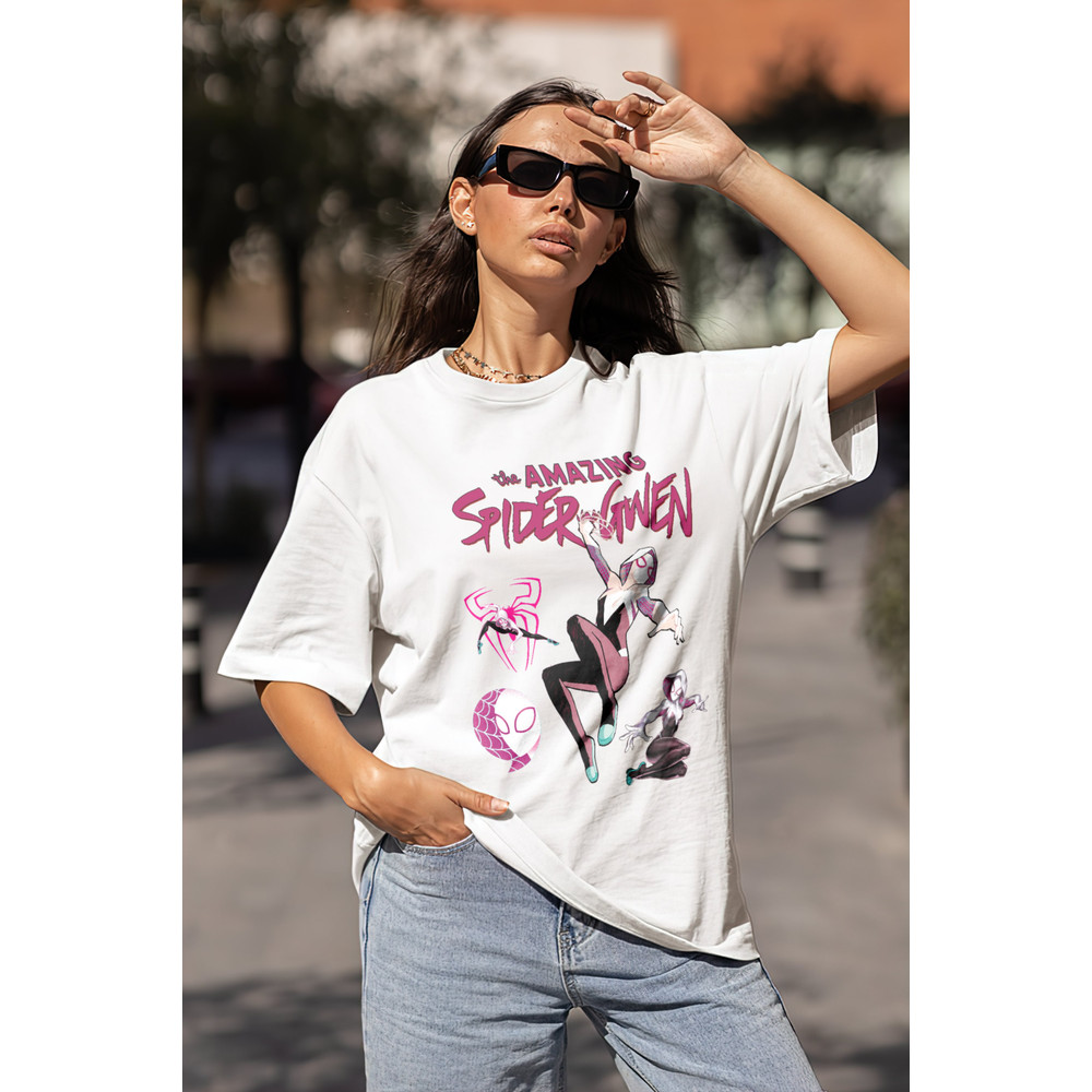 Vintage Spider-Gwen Shirt, Ghost-Spider Shirt, Spider-Man Across the Spider-Verse shirt, Spiderman 20999 Shirt, Spider Woman, Gwen stacy Tee - 3.jpg