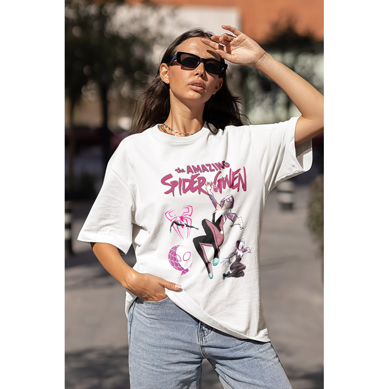 Vintage Spider-Gwen Shirt, Ghost-Spider Shirt, Spider-Man Across the Spider-Verse shirt, Spiderman 20999 Shirt, Spider Woman, Gwen stacy Tee - 3.jpg