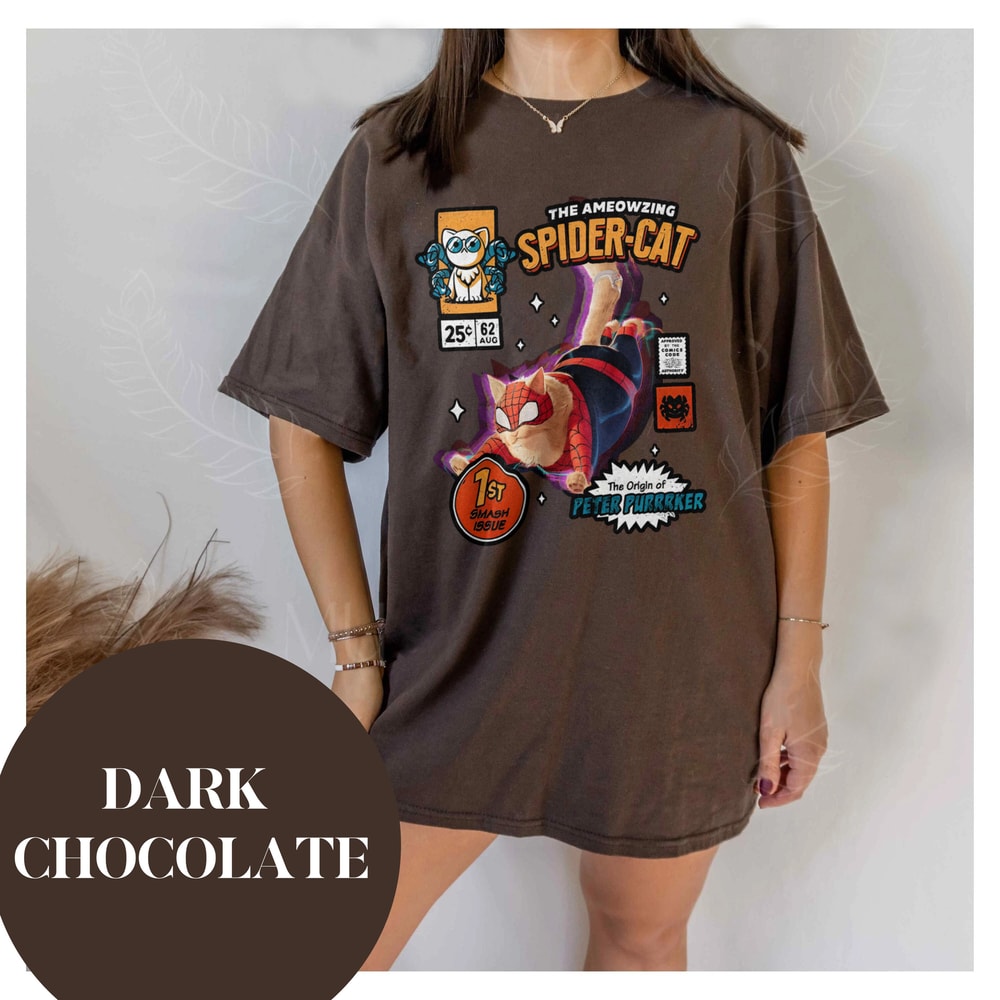 Spider Cat Tshirt, Spider Man Across The Spider Verse Shirt, Spider Verse Team Shirt, Marvel Shirt, Spiderman Shirt, Gifts For Marvel's Fans - 5.jpg