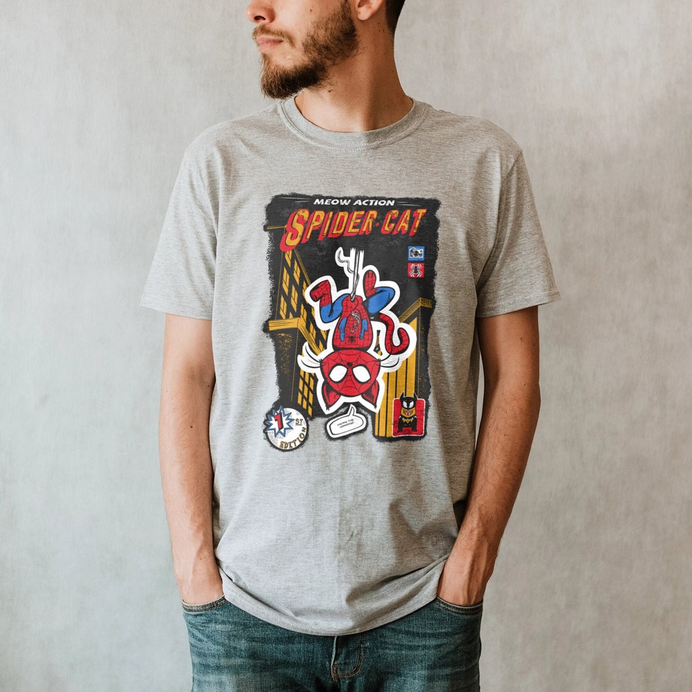 Spider Cat Tshirt, Spider Man Across The Spider Verse Shirt, Spider Verse Team Shirt, Marvel Shirt, Spiderman Shirt, Gifts For Marvel's Fans - 4.jpg