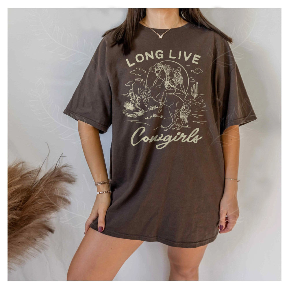 Vintage Long Live Cowgirls Tshirt, Western Cowgirl shirt, vintage cowgirl, Vintage western shirt, Wallen western Tshirt, Country music shirt - 4.jpg