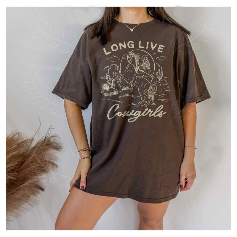 Vintage Long Live Cowgirls Tshirt, Western Cowgirl shirt, vintage cowgirl, Vintage western shirt, Wallen western Tshirt, Country music shirt - 4.jpg