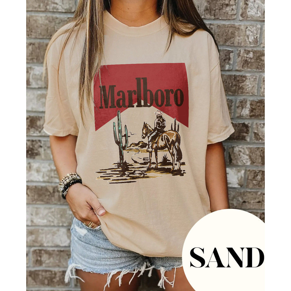 Vintage Marlboro Cowboy Wild West Premium T-shirt,Marlboro Cigarettes Tee, Cowboy Apparel, Marlboro Cowboy Shirt, Marlboro Cowboy Unisex Tee - 5.jpg