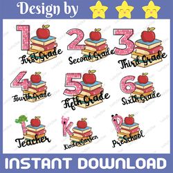 back to school, school bundle, preschool pre-k , teacher png file for sublimation, first day of school, kindergarten