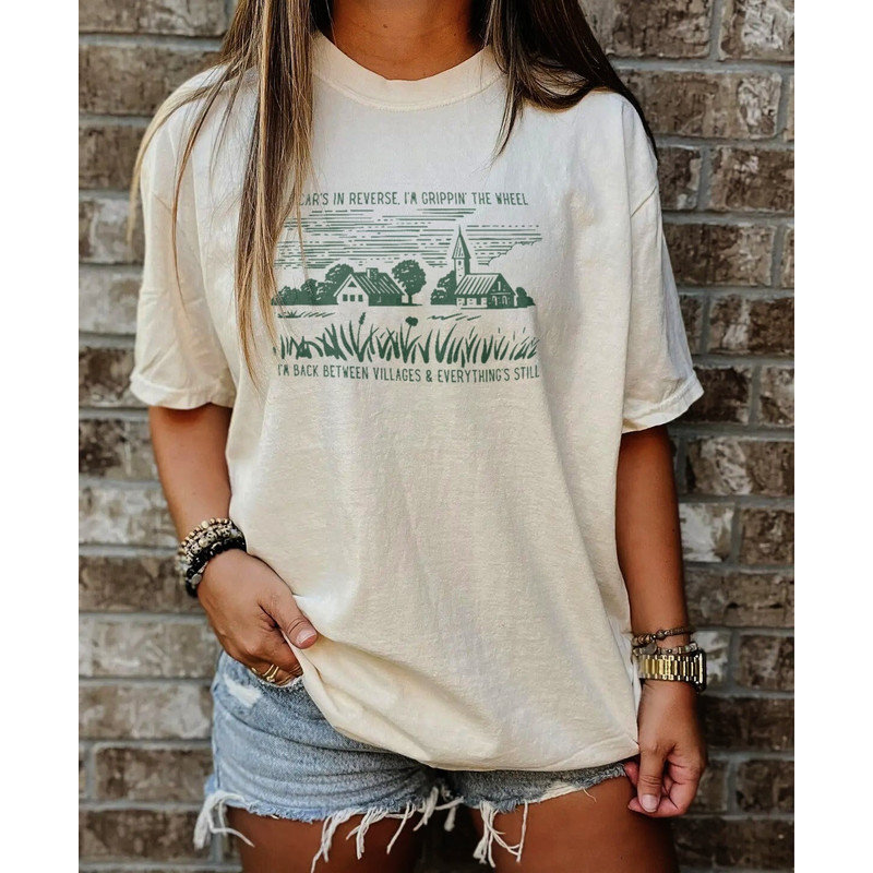 Vintage Stick Season Summer Tour 2023 Tshirt, Sticky Season tour Shirt, The View Between Villages Tshirt, Orange Juice shirt, Folk Pop Music - 1.jpg
