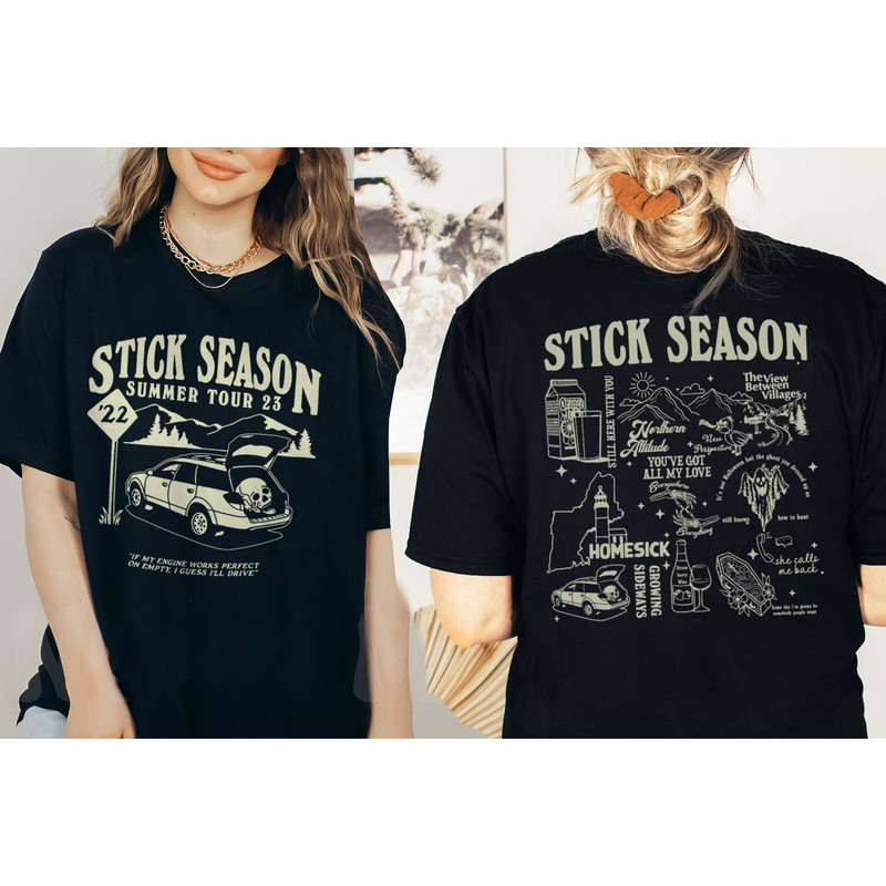 Vintage Stick Season Summer Tour 2023 Tshirt, Sticky Season tour Shirt, The View Between Villages Tshirt, Orange Juice shirt, Folk Pop Music - 2.jpg