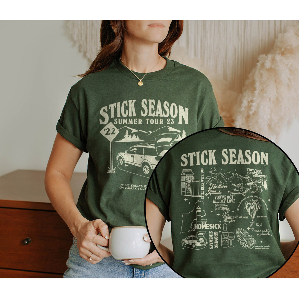 Vintage Stick Season Summer Tour 2023 Tshirt, Sticky Season tour Shirt, The View Between Villages Tshirt, Orange Juice shirt, Folk Pop Music - 3.jpg
