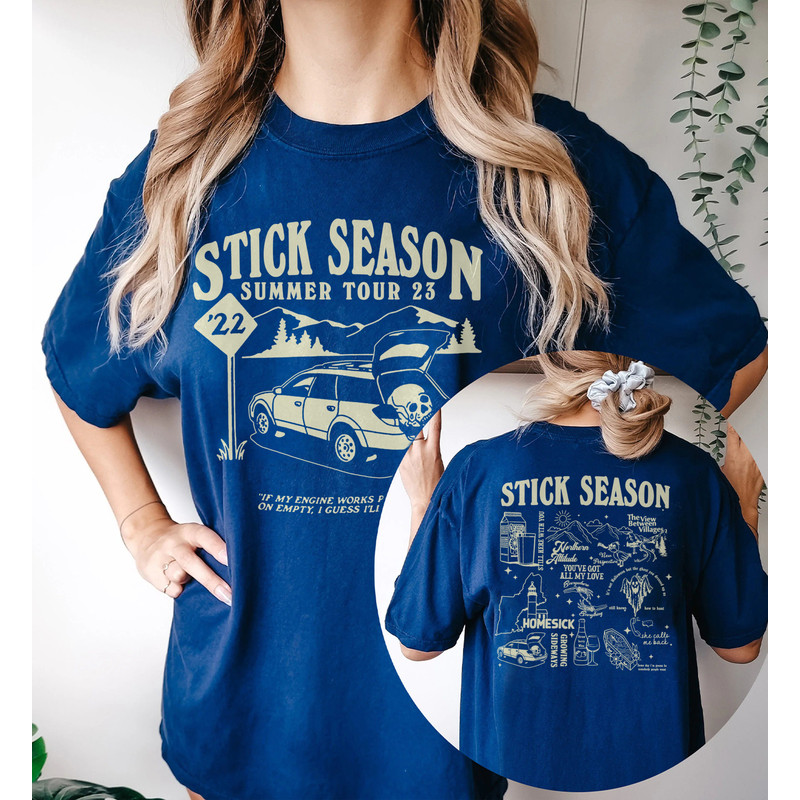 Vintage Stick Season Summer Tour 2023 Tshirt, Sticky Season tour Shirt, The View Between Villages Tshirt, Orange Juice shirt, Folk Pop Music - 5.jpg