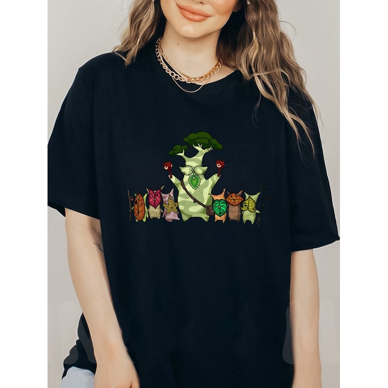 Zelda Korok Shirt, Breath of the Wild Hylia Shirt, Plant Lover Sweatshirt, Floral of Hyrule tee, Hyrule Flora Shirt, Gamer Shirt, Trendy Tee - 2.jpg