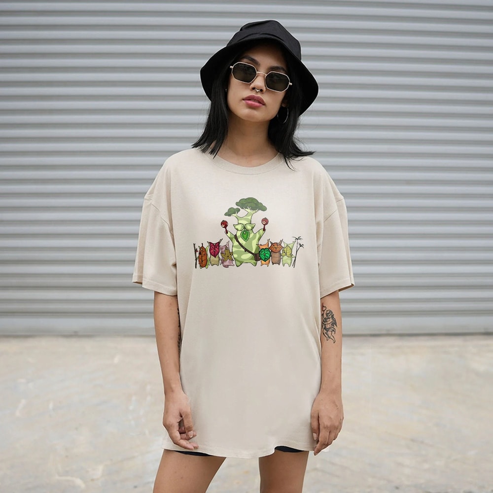 Zelda Korok Shirt, Breath of the Wild Hylia Shirt, Plant Lover Sweatshirt, Floral of Hyrule tee, Hyrule Flora Shirt, Gamer Shirt, Trendy Tee - 3.jpg