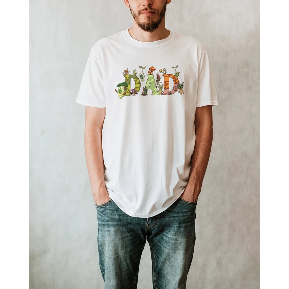 Zelda Dad Shirt, Gift for Dad, Father Day Shirt, Breath of the Wild Hylia, Zelda Korok Shirt, Tears of the kingdom, Zelda gift, Zelda plants - 4.jpg