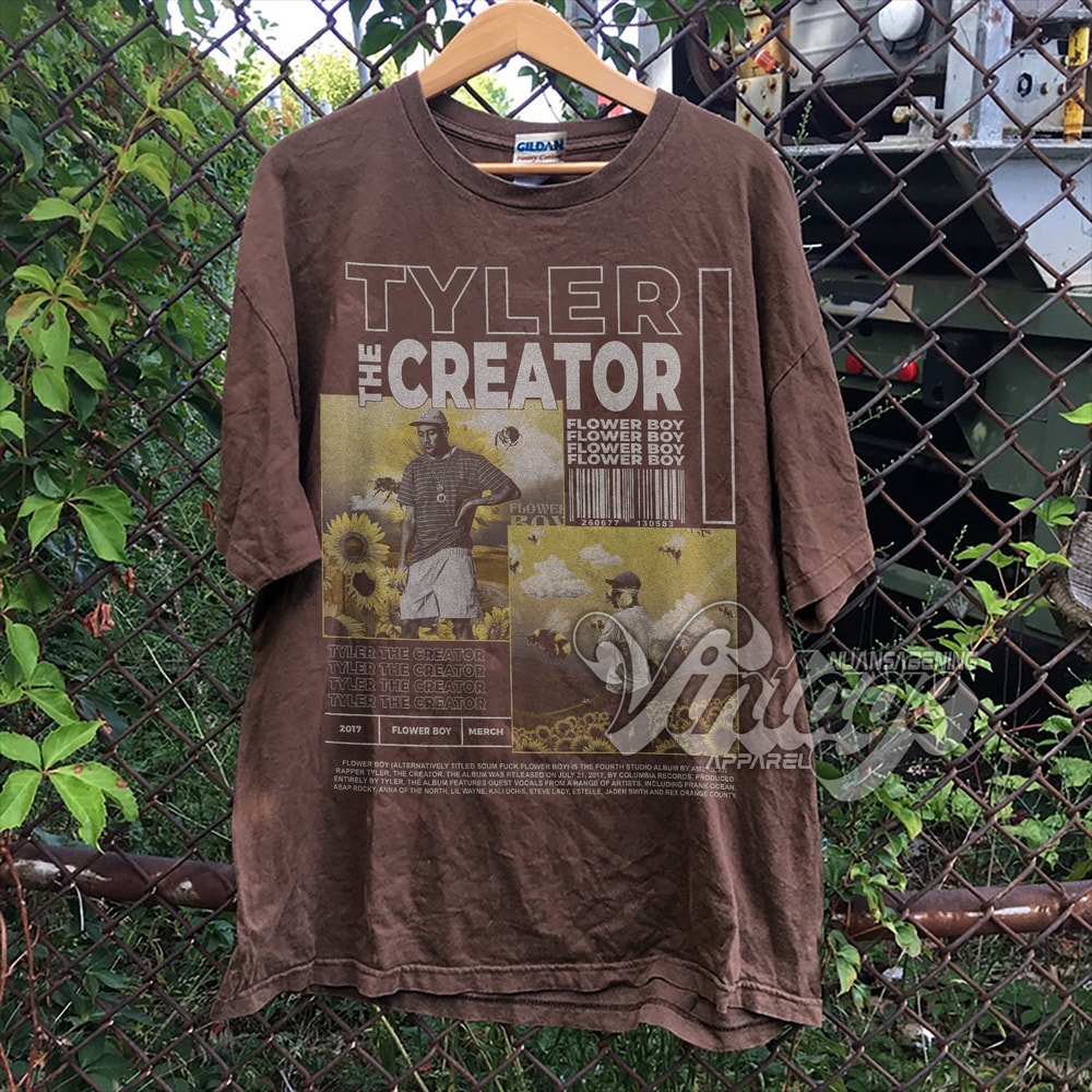 Tyler The Creator Vintage Bootleg Inspired Tee Graphic Unisex Tee Tyler The Creator Vintage T-Shirt, Tyler The Creator Flower Boy Shirt - 2.jpg