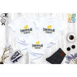 lemonade squad shirts, summer vacation shirt, lemonade shirt, friends trip shirt, beach matching shirts, beach shirt