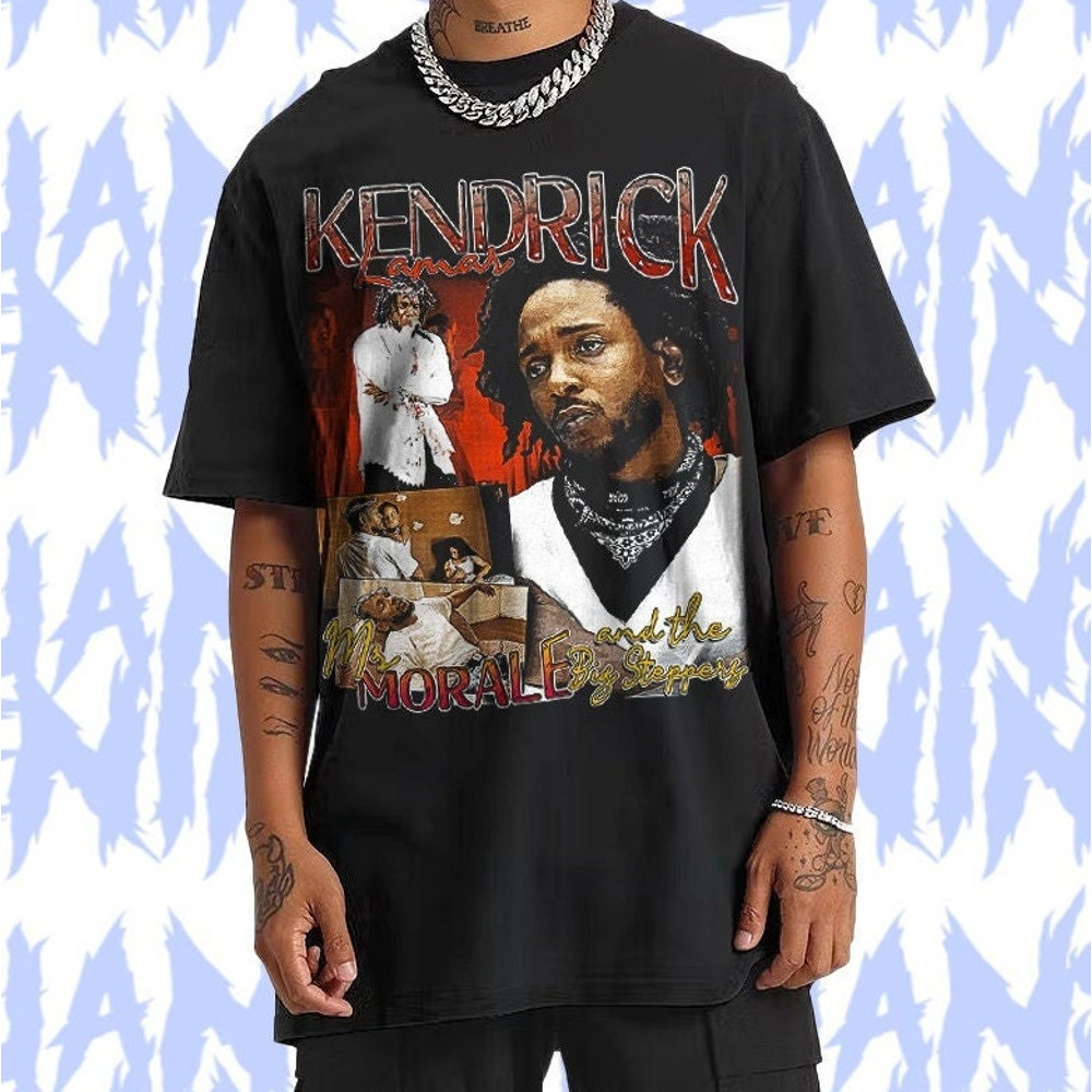 Kendrick LAmar 90s Style Vintage Bootleg Tee graphic T shirt , Kendrick Lamar Vintage Inspired 90's Rap Unisex T-Shirt NAB254 - 1.jpg