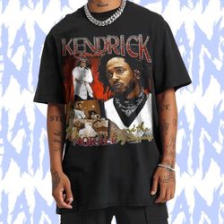 kendrick lamar 90s style vintage bootleg tee graphic t shirt , kendrick lamar vintage inspired 90s rap unisex t-shirt na