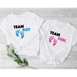 team boy or girl shirt, gender reveal party shirt, gender reveal shirt, gender reveal party, gender reveal tshirt