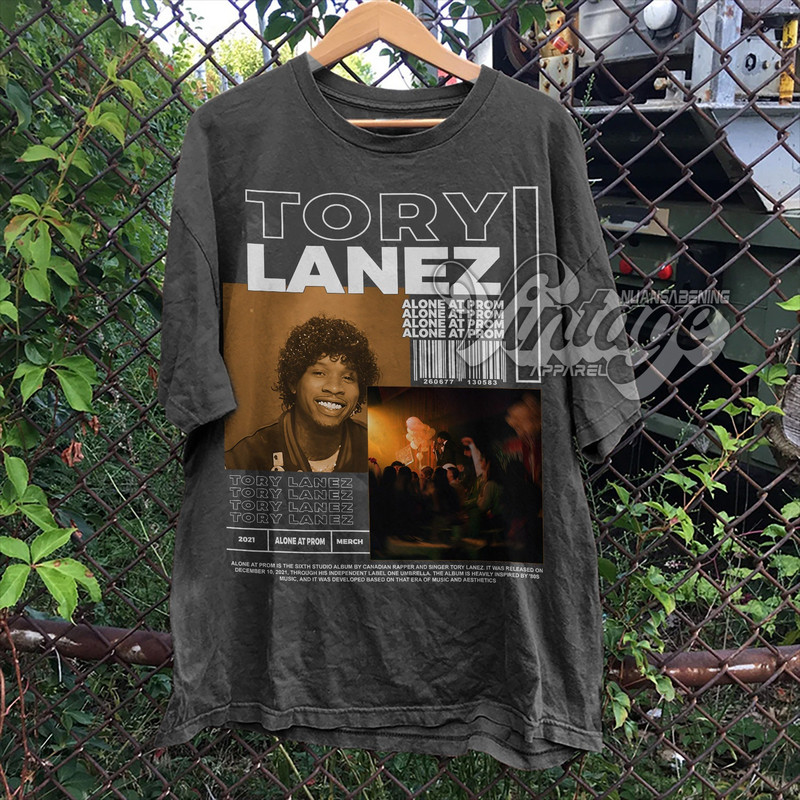 Vintage Tory Lanez Shirt  Tory Lanez Rapper Merch   Tory Lanez - Alone at Prom Album Poster Graphic tee - 1.jpg