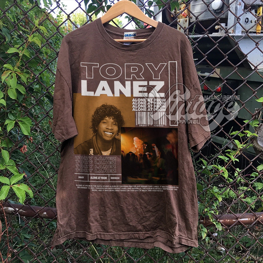 Vintage Tory Lanez Shirt  Tory Lanez Rapper Merch   Tory Lanez - Alone at Prom Album Poster Graphic tee - 2.jpg