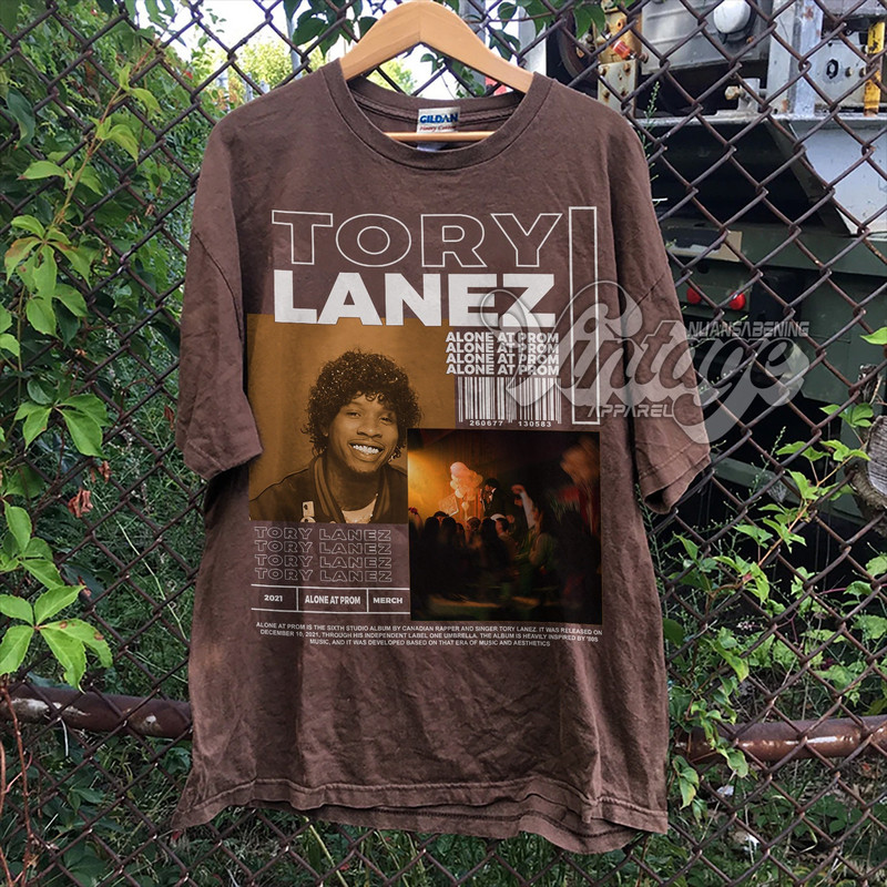 Vintage Tory Lanez Shirt  Tory Lanez Rapper Merch   Tory Lanez - Alone at Prom Album Poster Graphic tee - 2.jpg