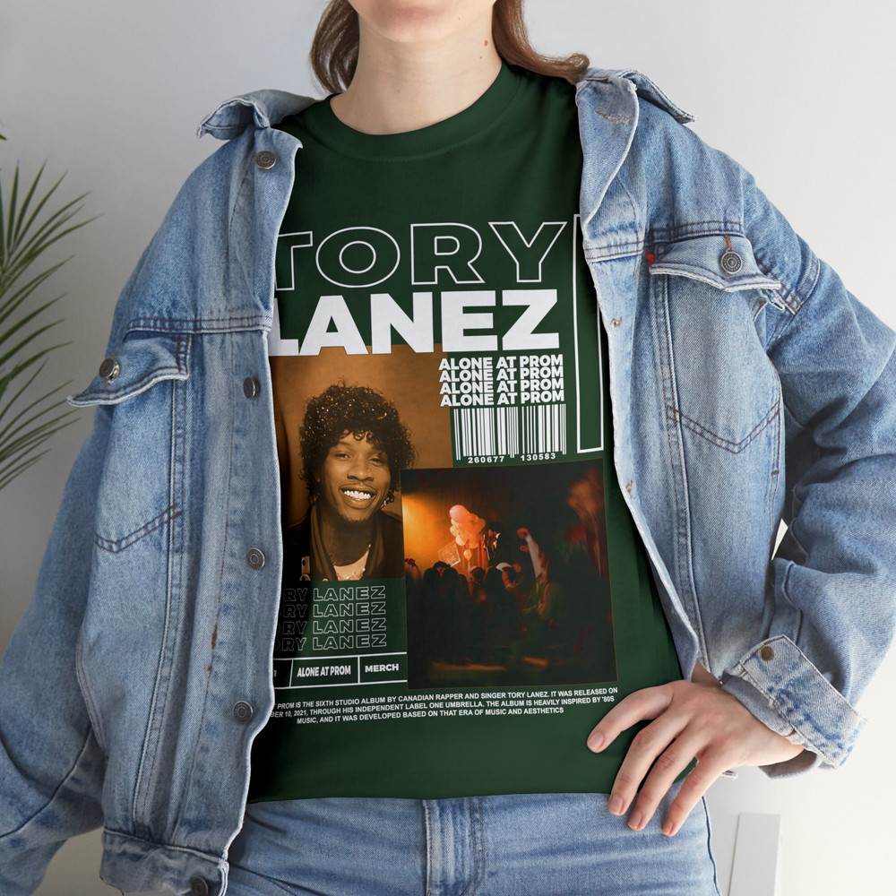 Vintage Tory Lanez Shirt  Tory Lanez Rapper Merch   Tory Lanez - Alone at Prom Album Poster Graphic tee - 4.jpg