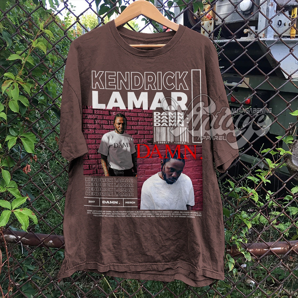 Vintage Kendrick Lamar Shirt  Kendrick Lamar Merch   Kendrick Lamar - Damn Album Poster Graphic tee - 2.jpg