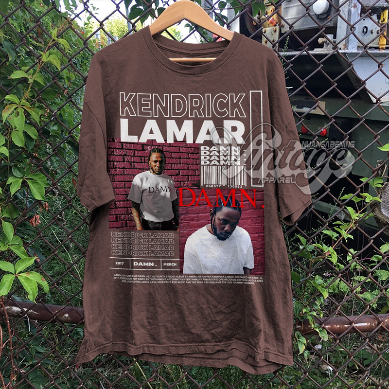 Vintage Kendrick Lamar Shirt  Kendrick Lamar Merch   Kendrick Lamar - Damn Album Poster Graphic tee - 2.jpg