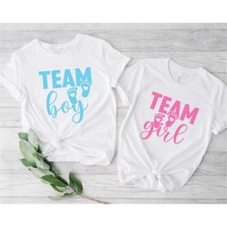 team boy or girl shirt, gender reveal party shirt, gender reveal shirt, gender reveal party, gender reveal tshirt