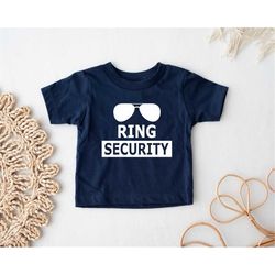 ring security shirt, wedding boys shirt, wedding shirt, ring bearer shirt, matching ring security shirt, wedding party s