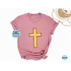 men's and women's cross shirt, christian tee, god church tee, faith tee, christian cross shirt, jesus shirts, faith shir