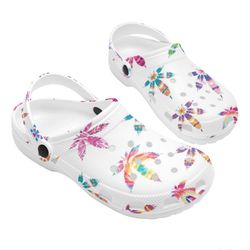 stoner crocs, weed crocs, weed clog shoes unisex, stoner clog shoes, cute, stoner sandals