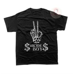 suicide boys unisex t-shirt - hip hop music tee - now the moon's rising album - music graphic shirt for gift