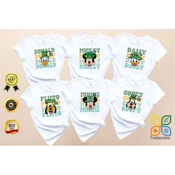 disney st patricks day shirt, mickey and friends shamrock, st patricks day minnie shirt, mickey st patricks day shirt, d