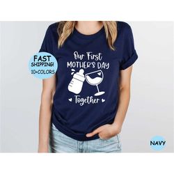our first mother's day shirt, mothers day matching shirt, mother's day mommy and baby outfit, mother's day gift, mother
