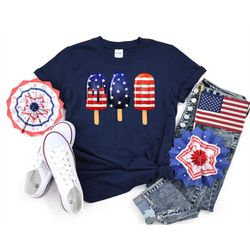 4th of july popsicle shirt, 4th of july shirt, 4th of july, independence day shirt, fourt of july, retro america shirt,
