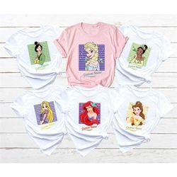 Disney Princess Shirt, Custom Princess Shirt, Disney Girl Shirt, Princess Cinderella Shirt, Princess Snow White Shirt, P
