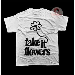 beabadoobee unisex t-shirt - fake it flowers album - music graphic tee - poster shirt