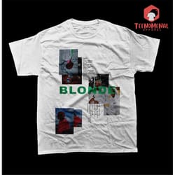frank ocean unisex t-shirt - blonde album tee - music poster - artist merch for gift