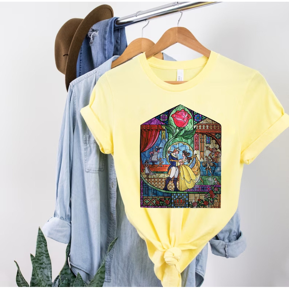 Beauty and The Beast Comfort Colors® Shirt, Belle Princess Shirt, Disney Princess Shirt, Retro Disney, Disneyworld Shirt, Disney Girl Shirt - 5.jpg