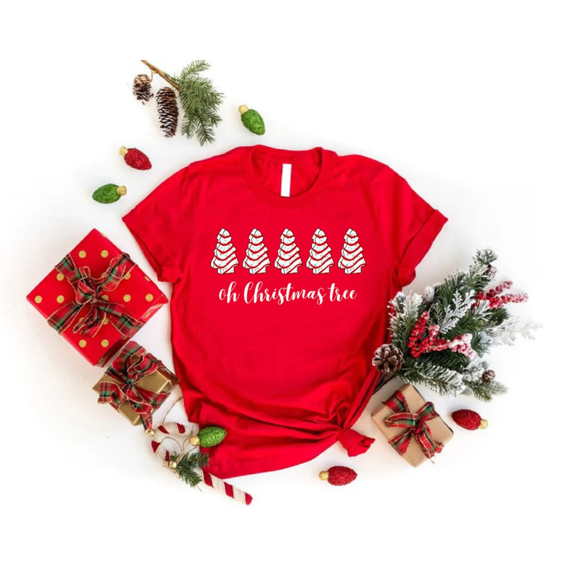 Christmas Tree Cake Shirt, Little Debbie Holiday Cake Shirt, Oh Christmas Tree Shirt, Tree Cake Holiday Shirt, Funny Christmas Shirt - 4.jpg