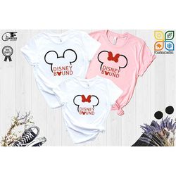 disney bound shirt, disney family vacation shirts, disney bounding shirt, disney trip shirt, mickey ears and minnie bow