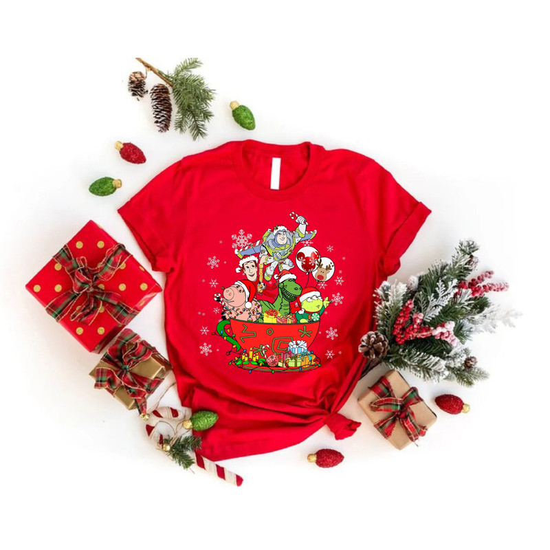 Comfort Colors® Toy Story Tea Cup Christmas Shirt, Retro Toy Story Christmas Shirt, Vintage Disney Christmas Shirt, Disney Toy Shirt - 2.jpg