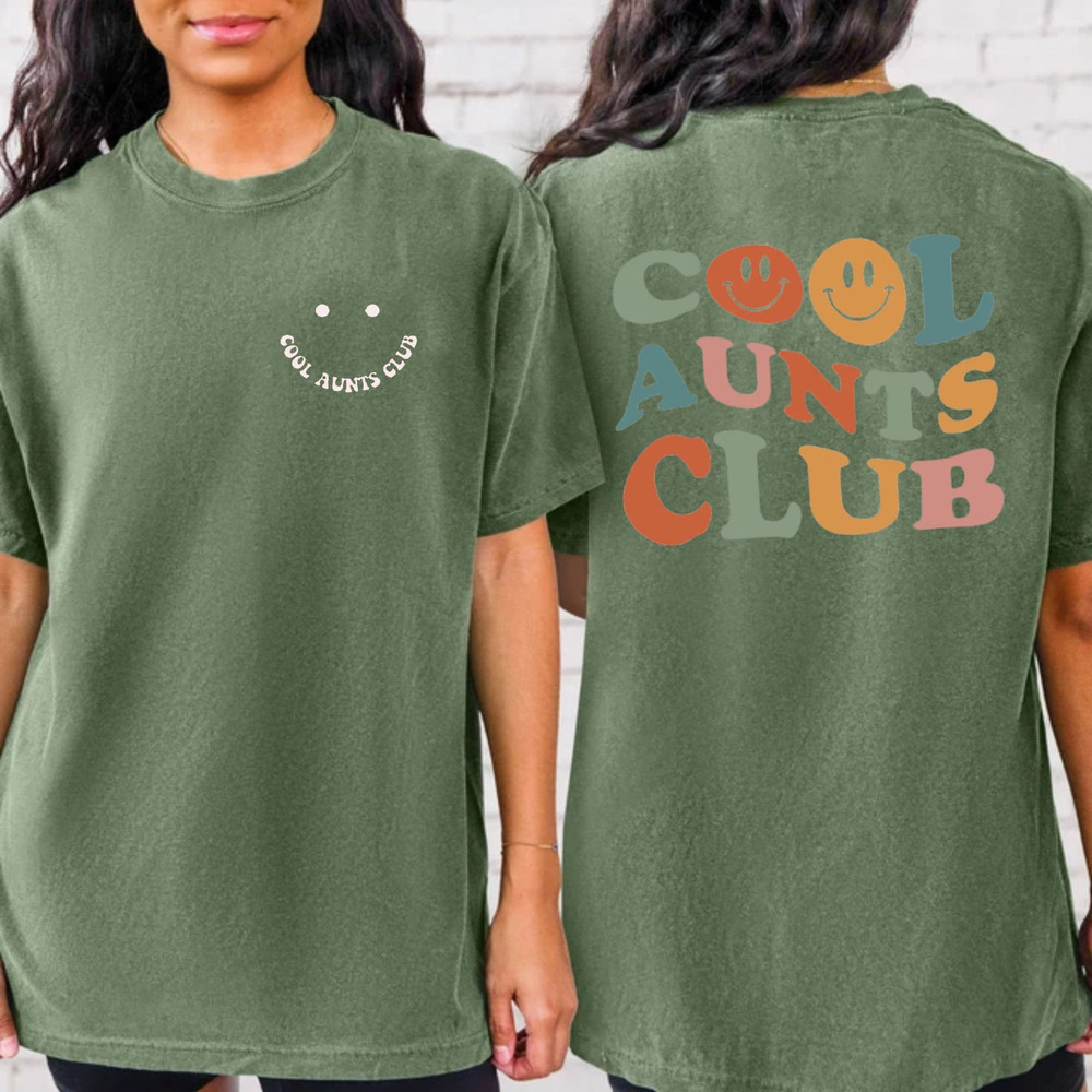 Cool Aunts Club Comfort Colors® Shirt, Cool Aunt Shirt, Auntie Shirt, Moms Club Tee, Sister Shirt, Gift For Aunt, Womens Shirt, Aunt Gifts - 5.jpg