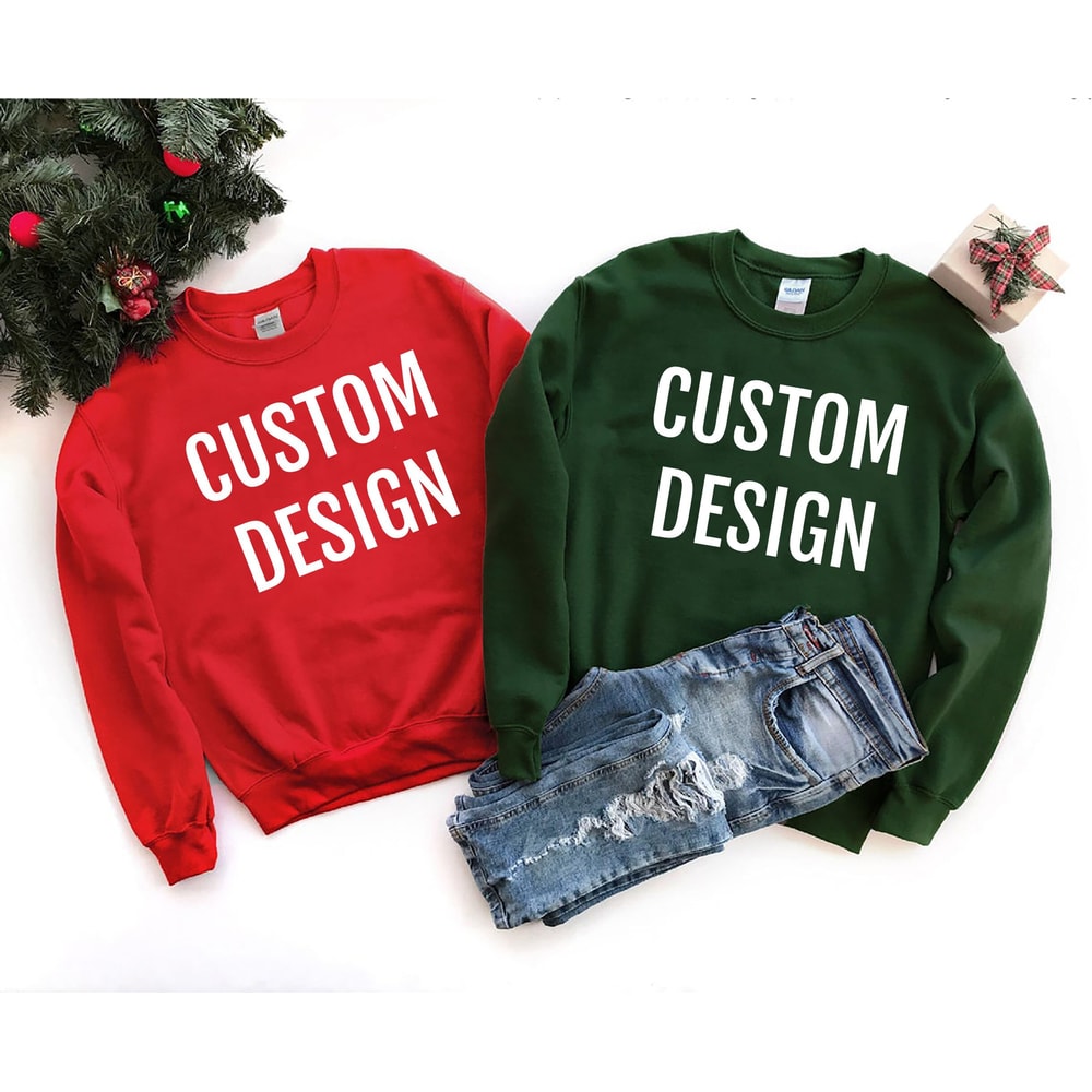 Custom Sweatshirt, Custom Comfort Colors Shirt, Personalized Sweatshirt, Custom Christmas Shirt, Personalized Gift - 4.jpg