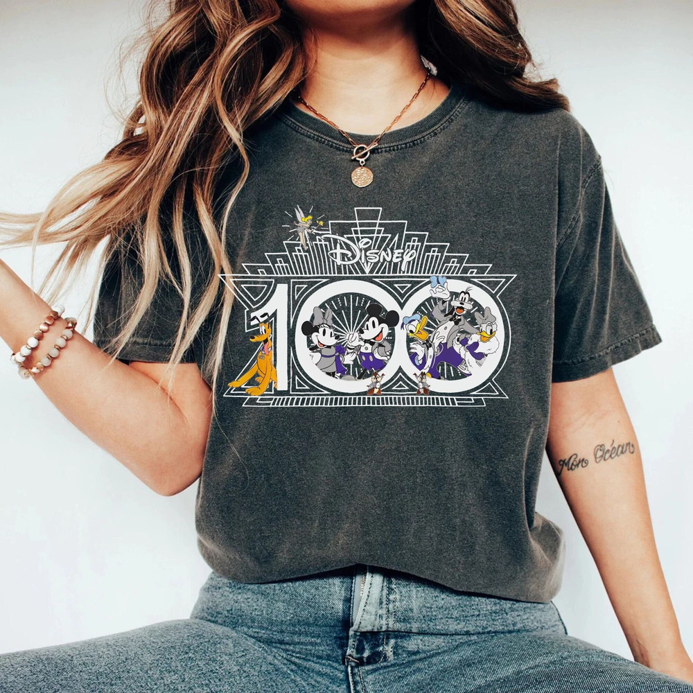 Disney 100 Years of Wonder Comfort Colors® Shirt, Disney Trip Family Shirt, Disney Friends Shirt, retro Disneyworld Shirt, Disneyland Shirt - 1.jpg